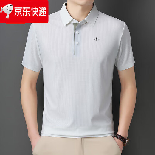Le nouveau polo à revers d'été de la sortie de Biyinlefen Outlet pour le t-shirt à manches courts pour hommes à demi-manche du bleu royal BY-15810 M100-125Jin [Jin est égal à 0,5 kg]