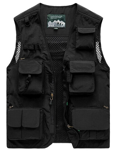 JP Spring-, Sommer- und Herbst-Dünn-Herrenweste Multi-Techet-Schnellrockentwicklung Bergsteigerfotografie Jacke 9898 9898 Military Green 4xl (geeignet für 185jin [Jin ist gleich 0,5 kg] -200jin [Jin gleich 0,5 kg]) uni-size