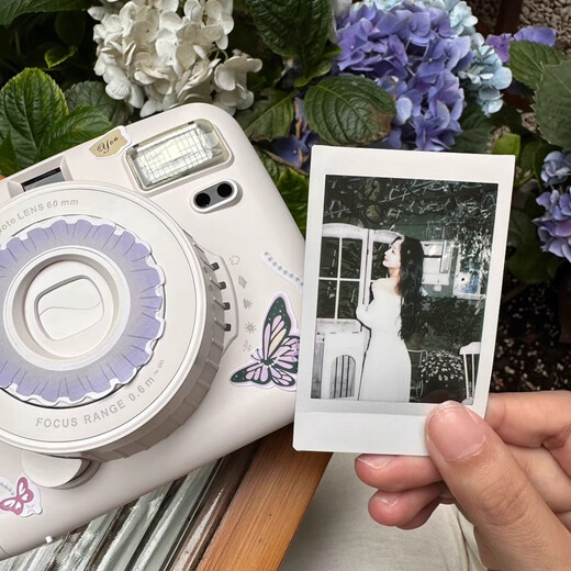 POPOTO instant camera one-time imaging MINI photo paper instant school gift camera commemorative ccd student camera Yunduo white instant + full accessories + 10 pieces of Fuji mini photo paper