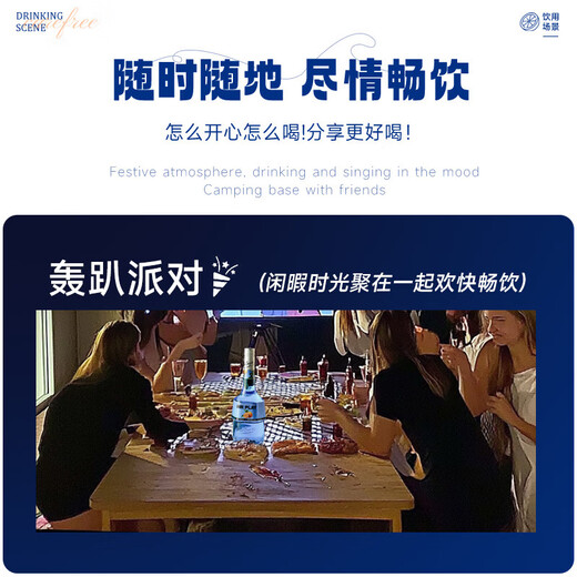 路易马西尼【调酒利器】力娇酒利口酒鸡尾酒调酒基酒烈酒白朗姆洋酒送礼 蓝橙味力娇酒 700mL 1瓶