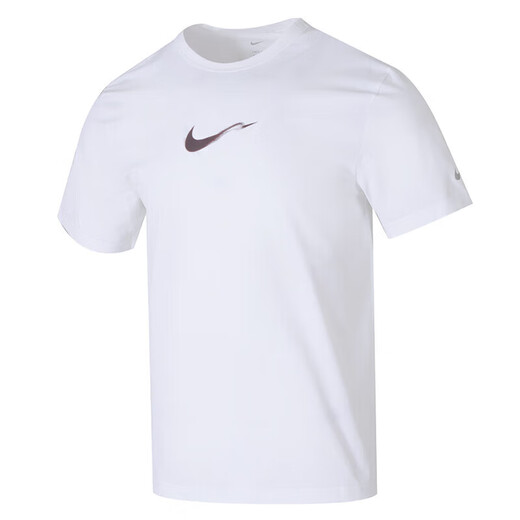 耐克（NIKE）男夏季Dri-FIT速干运动套装 跑步健身训练服潮流时尚冰丝休闲衣裤 HV4882/白色短袖T恤 上装 S