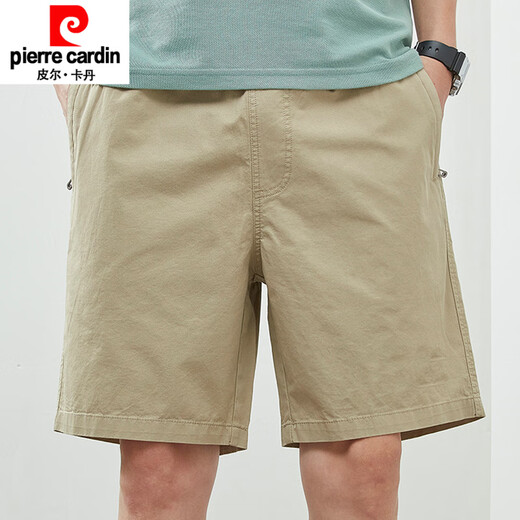 Pierre Cardin Herren Sommer dünne reine Baumwolle mit mittlerer Hose große losen lässige dunkelblaue Trend 5-minute zusätzliche Fünf-Punkte-Hosen Neue Produkt-Shorts 9224 Dunkelgrau M Empfohlen 90-120jin [Jin entspricht 0,5 kg]