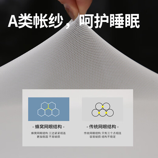 MUJI installation-free foldable mosquito net 1.5m