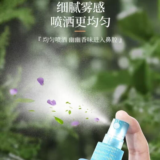Toilet water mosquito repellent, fragrance spray, anti-chikungunya, long-lasting anti-mosquito, non-bite household large bottle, mugwort + mint, 2 bottles in total