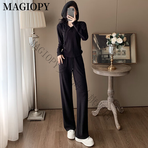 Magiopy International Luxury High-End Brand Fashion Age Scual Speat Set для женщин 2025 Spring New Slim Grey Great Grey Set Set S (100Jin [Jin равняется 0,5 кг]))