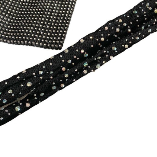 Frauen dünne schwarze INS -Tanzsocken Netz Promi -Buchstaben Fishnet Strumpfchen Diamant Weiß JK Strumpfhose 1049 Mesh Diamond Black M.