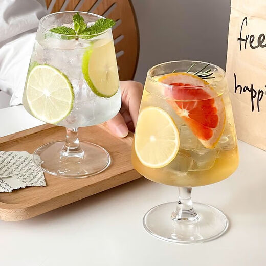 Xuanxue cocktail glass wine glass high-looking glass mixing glass foreign wine glass goblet brandy cup beverage juice brandy glass 480ml 2 pieces