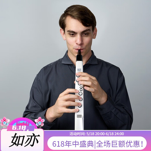 罗兰（Roland）ae01电吹管电萨克斯自带音源民族音色ae05c初学入门电 罗兰AE01标配+充电电池+礼包