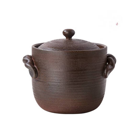 语森忆围炉煮茶家用煮茶烧水纯手拉老岩泥侧把大容量柴烧陶壶容天泡茶壶 柴烧左手款16813号良心1080ml 701mL(含)-800mL(含)