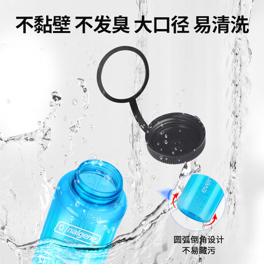 LE Gene (Nalgene) Wasserbecher mit hoher Temperaturfestigkeit 1,5 l großer Kapazität importiert Sportkessel für Fitness Männer im Freien tragbare 1,5 l transparentes Pulver 2178-1048