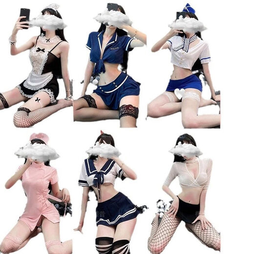 美诱佳性感免脱连体睡衣女2023新款秋冬羞耻款 2357+2358+6227黑+跳单+高潮液 80-140斤