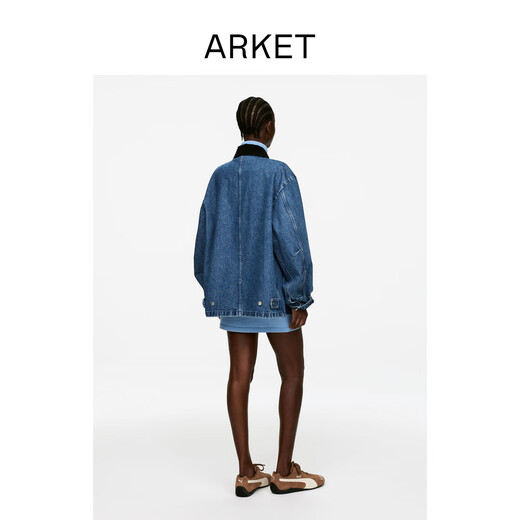 Arket Ropa para mujeres Algodón puro Algodón suelto Juque de mezclilla Azul 1263296001 Azul xxs 155/76a 32