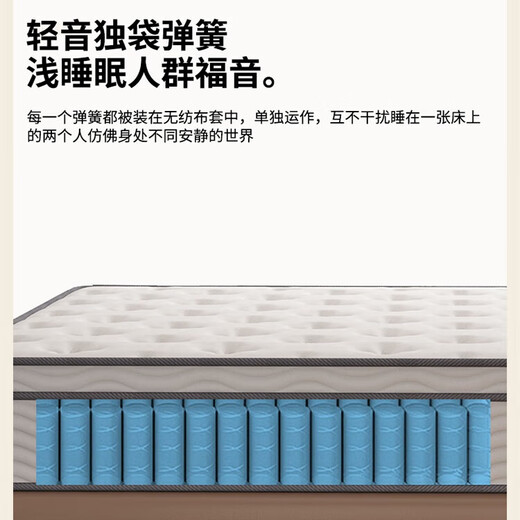 Carl Brown Mattress Hotel в том же стиле, что и независимый весенний матрас, можно настроить утолщенный Simmons Latex Soft и твердая сторона. Модернизированная модель [Silent Spring] 22 см 1350 мм*2000 мм