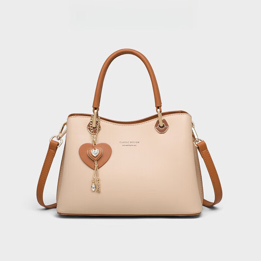 ANYSMIC Bag Women's Bag Light Luxury Big Brand High-end Brand Handbag Women's 2025 New Fashion Mom's Birthday Gift Milk Tea Color