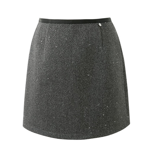 Tres colores [mismo modelo en la canción Yi] 2025 Autumn New Skirt Skirt Skirt Skirt Fabor A-Line Falda corta Temperamento Elegante