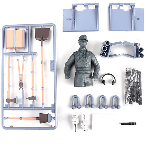 Henglong Fernbedienungstank Dekoration Teile Selbstorganisation DIY Assembly Teile Aufkleber Seil Tiger Maschinengewehr Mekava T90 Mekava Dekoration Teile 3958