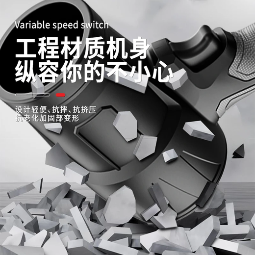 Odelai turbine blower lithium battery powerful storm dust removal wireless hair dryer upgraded high-power powerful dust blower industrial grade violent blower 10 cells one charge one charge high power removable battery - efficient cleaning