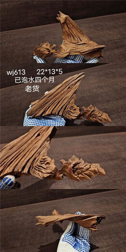 Mu Yilin Wheat, malais en bois qui coule, micro-petit petit poisson à pêche en bois coulissant ornements de style natif de style sud-américain