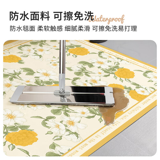 
GIOIO balcony carpet waterproof, moisture-proof, dirty, and cutable balcony floor mat PVC waterproof, sun protection, flower-raising special carpet, Green Garden-2694 140*300cm