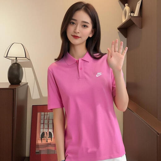 Nike (Nike) Polo Polo 2025 Été Nouveau revers t-shirt de sport en coton pur à manches courtes FN3895-100
