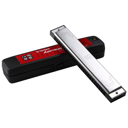 
TOMBO Japan Tongbao 6624P pure tone harmonica 24-hole polyphonic harmonica for beginners 6624P 6624P typography please note the tone
