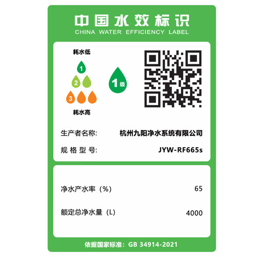 Joyoung Water Purifier PCRC Filterelement RF660/RF660S/RF665/RF665S/RF960/R1M Linglong RF680S/980S/689S/685S/680 Original Filterelement PCRC-600G-600G