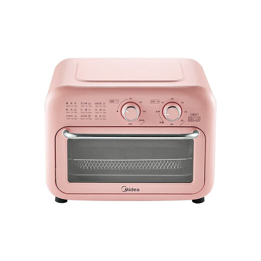 Midea household multifunctional electric oven with mechanical control, professional baking, easy operation, baking cakes and breads PT12X3, hot air baking and frying 12L