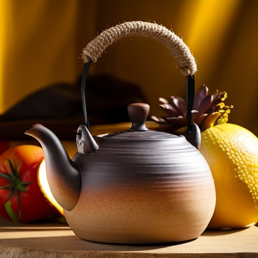 Furnace-cooking pottery pot tea set household health pot teapot electric pottery stove tea set pottery pot 1200ml