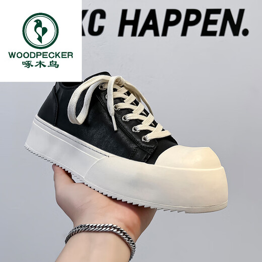 Zapatos informales de verano de verano zapatos de verano de verano zapatos de cuero casual de cabeza de cabeza grande para hombres.