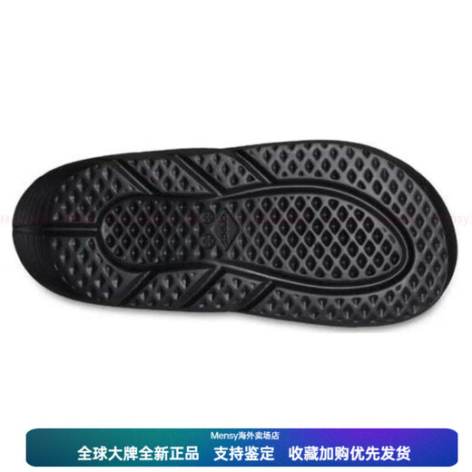 Crocs круглая голова мягкая подошва, воздухопроницаемые шлепанцы для мужчин и женщин, черные 36-37
