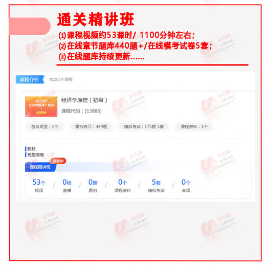 自考13886经济学原理（初级）网课视频课件 在线章节题库模拟真题试卷 海南自考13886【苏考通图书】 通关精讲课（含题库） 海南13886