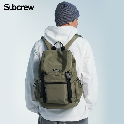 Subcrew Trendy High School College Student Schoolbag Men Mochila Mochila casual de gran capacidad Viajes Mujeres negras