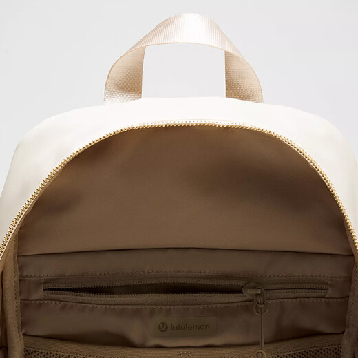 lululemon丨Everywhere Small 小款背包 *金属件 LU9CZPS 浅象牙白/橡木棕/金 O/S
