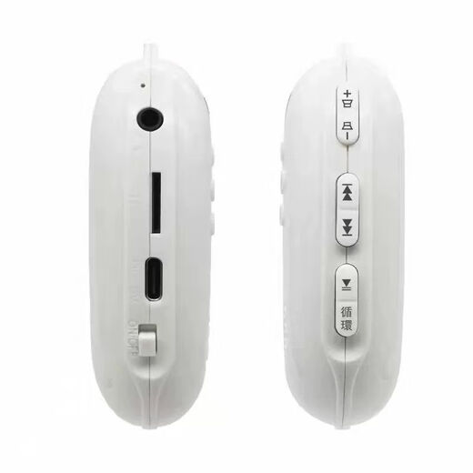 Mini petit joueur de carte lecteur chant la machine de musique machine de musique Golden Bodhi Bodhi haut-parleur de fruits charge blanc 1396 pièces contenant une carte 16g