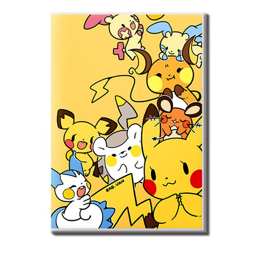 Fengqijia Pokemon Peripheral Anime Book Handbuch Soft Copybook Hausaufgabenbuch Geschenk Pokémon Notebook Brown 1391