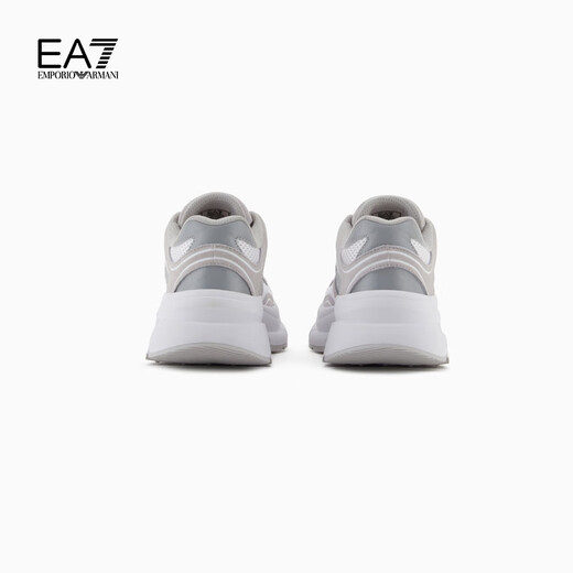 EMPORIO ARMANI/阿玛尼官方旗舰EA7/新款男女情侣户外休闲运动厚底老爹鞋 T680-白色/黑色 41.5 ( IT 8 | 41 1/3)