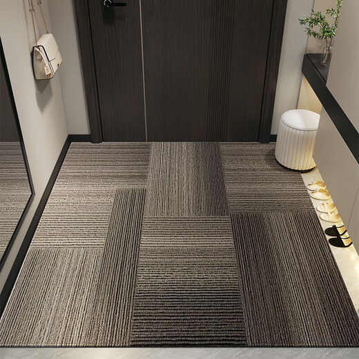 
Very dreamy [Germany] Entry door floor mat feels like entrance door foot mat anti-slip entrance door exterior door mat porch carpet Gray-15271 80cm*120cm [small size recommendation]