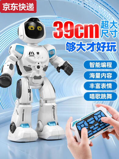 Zkhe Fernbedienung Roboter Roboter Kinderprogrammierung Danz Kleines kluge elektrische Elektroausbildung Spielzeug Mädchen Jungen Geburtstagsgeschenk 23 Funktionen 30 intelligente Programmierung Fernbedienung Roboter