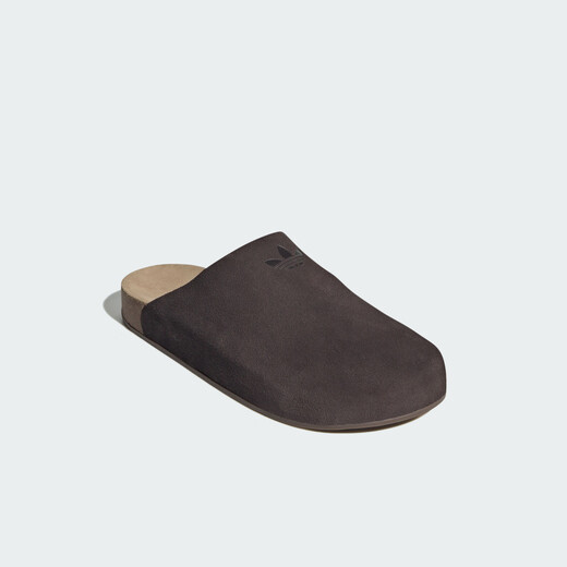 adidas adimule confortable les pantoufles décontractées mules pour hommes et femmes nouveaux adidas officiels triples crocodile brun foncé / résine jaune 43