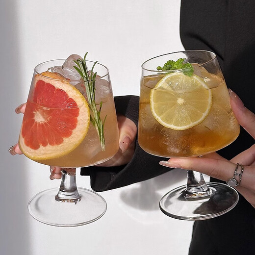 Xuanxue cocktail glass wine glass high-looking glass mixing glass foreign wine glass goblet brandy cup beverage juice brandy glass 480ml 2 pieces