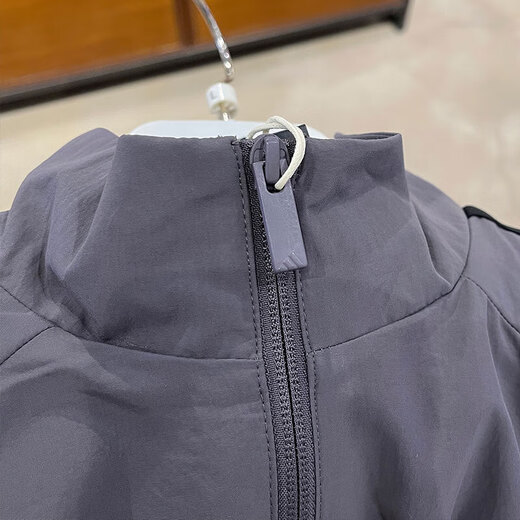 阿迪达斯 （adidas）外套男装2025夏季新款运动服梭织透气宽松舒适休闲立领夹克 KC3893深灰色 L