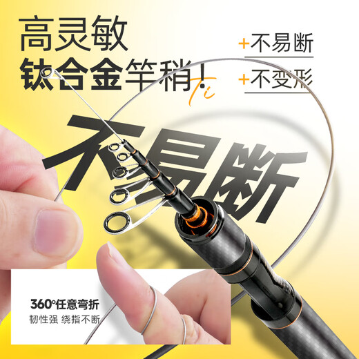 HISTAR Butterfly Telescopic Portable Lure Rod 1.68m UL Fuji Ring Spinning Wheel Set with Line Bait