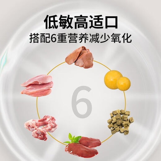 Baichanchandazui dog food, freeze-dried dog food, puppy food, beef flavor, small, medium and large general purpose domesticated dog food, unpackable and returnable, grain-free full price dog food, 10Jin Jin equals 0.5kg, standard package (stocking)