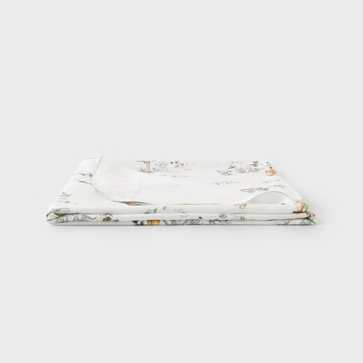 
YEEHOO baby bag single-birth room swaddle sleeping bag double-layer soft antibacterial enlarged newborn bag Yingshi white 90*90