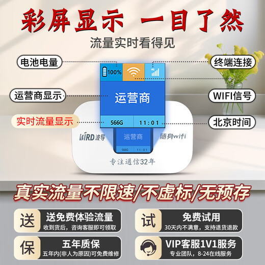 波导随身wifi6官方正品三网通用车载携带式无线网卡cpe路由器免插卡移动随身wifi非无限流量2025款 【顶配4000毫安大电池】现货速发-官方正品