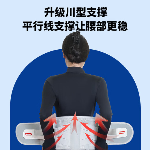 Newman strong support belt for men and women, special breathable and warm belt protection tool for men and women, home office waist protection, one size [suitable for less than 75KG]