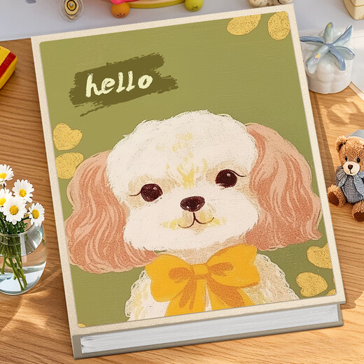 Jucai 6-inch photo album family version baby growth storage album album postcard production diy small photo album couple photo commemorative album advanced large capacity plug-in plastic seal