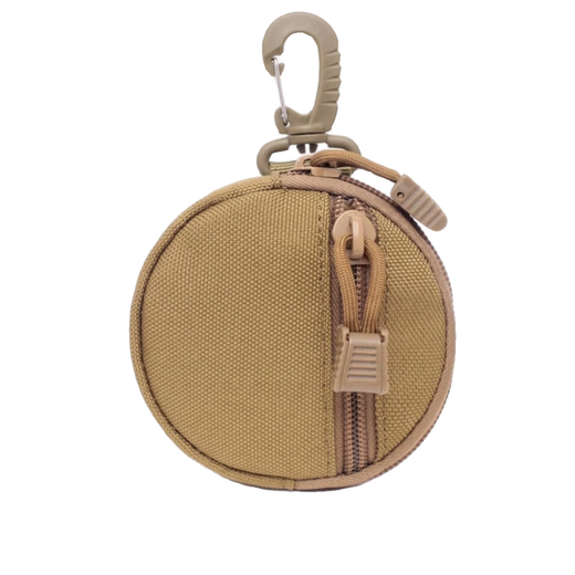 MPPMCK multifunctional hanging bag storage bag key round bag change portable EDC tactical outdoor sports digital storage earphones small round bag black