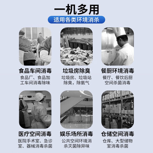 EVANLEY German ozone generator sterilizer household air purifier industrial food factory car sterilization and formaldehyde removal mobile model - for food factory 5g/h (50 square meters) remote control