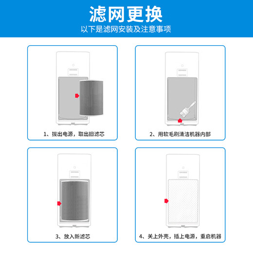 Green Dust is suitable for Xiaomi Mijia (MI) air purifier filter element 4th/5th generation purifier filter element to remove odor, smoke smell, aldehyde removal and haze PM2.5